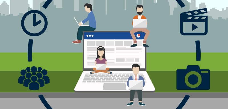 que publicar en cada red social